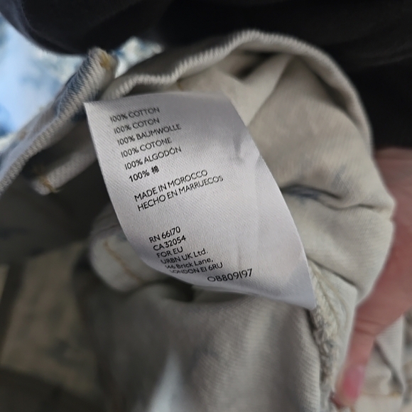 Free People Acid Washed Denim Jacket XS - Picture 6 of 6